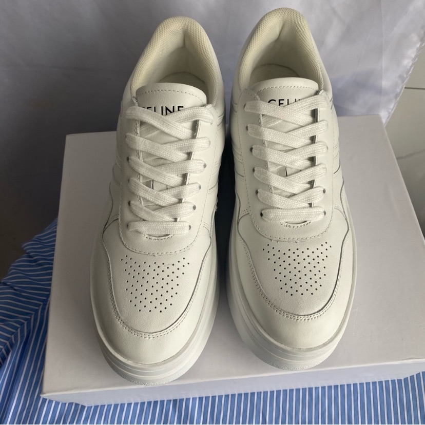 Celine Women's Cream Sneakers